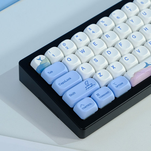 海韵键帽可爱KOA高度圆润球帽