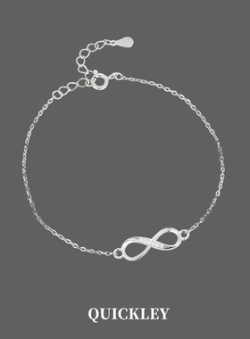 QUICKLEY 创意小众设计师款S925纯银百搭ins滴胶无规则项链