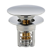 洗手盆脸池漏水塞洗脸盆下水器管弹跳按压式 面台盆翻板塞子