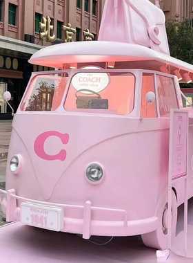 复古餐车网红露营拍照道具