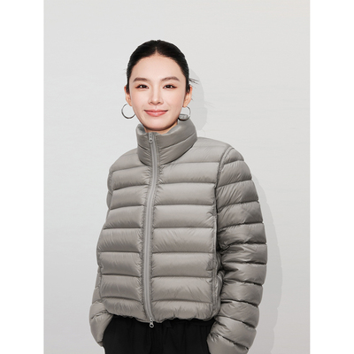 SYUGNA设计师品牌轻便排骨鹅绒服