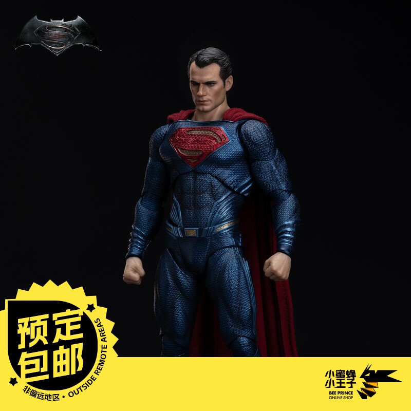 预定定金 INART 《蝙蝠侠大战超人：正义黎明》 超人 可动人偶