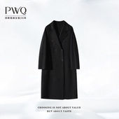 7118 ZSQ 羊绒801 大衣羊毛双排扣气质经典