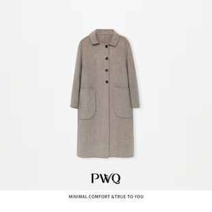 【苏黎世大衣】大衣翻领单排扣长袖羊毛外套MX-25111313-DD