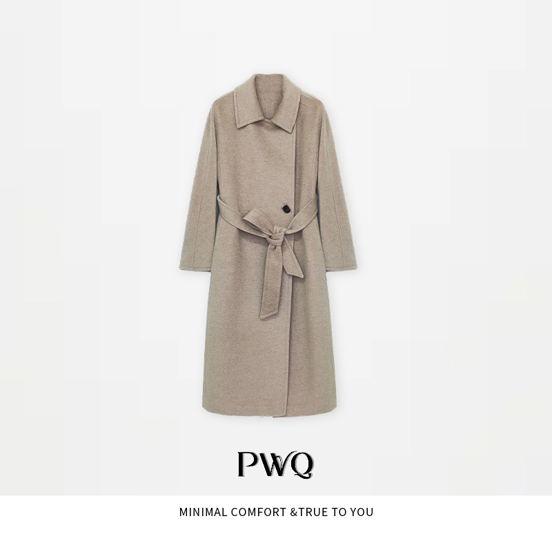 翻领山羊绒(羊绒)毛呢