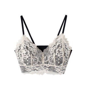 法式 ASK 深V蕾丝背心9001