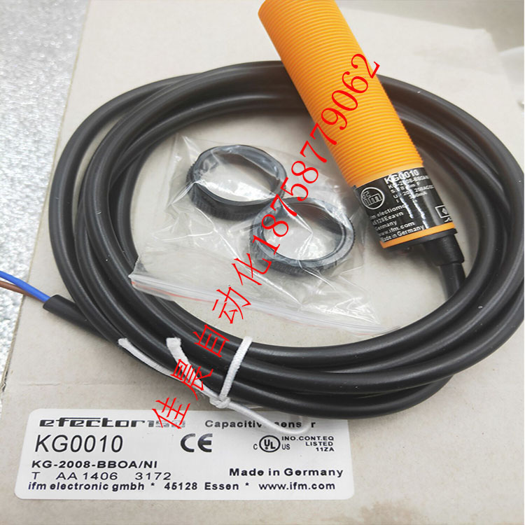 全新易福门电容式接近开关KG6001 KG-3150NFPKG/PL/2P/IO传感器