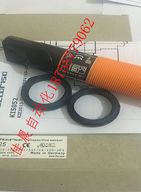 全新易福门电容式接近开关KI5023 KIE3015-FPKG/NI/55V传感器
