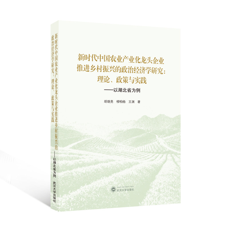 新时代中国农业产业化龙头企业推进乡村振兴的政治经济学研究:理论、政策与实践——以湖北省为例 胡继亮 柳柏杨 王渊 著