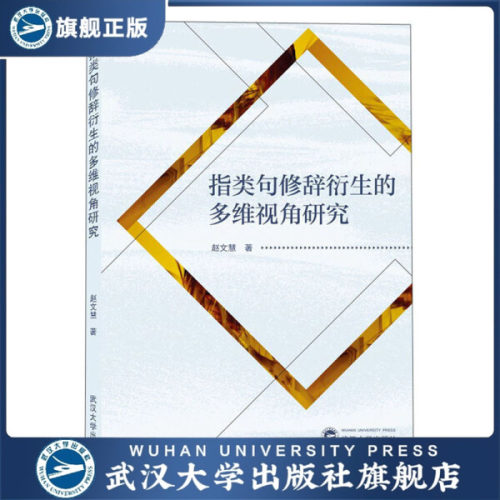 【旗舰正版 现货速发】指类句修辞衍生的多维视角研究97873072174