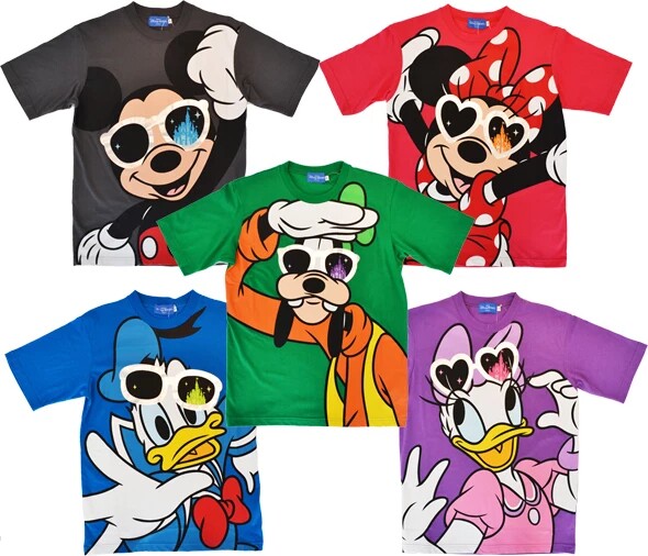 出口日本东京迪士尼儿童短袖亲子装纯棉米奇唐老鸭黛丝