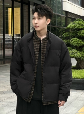 【90白鸭绒】休闲时尚百搭假两件男装羽绒服25119