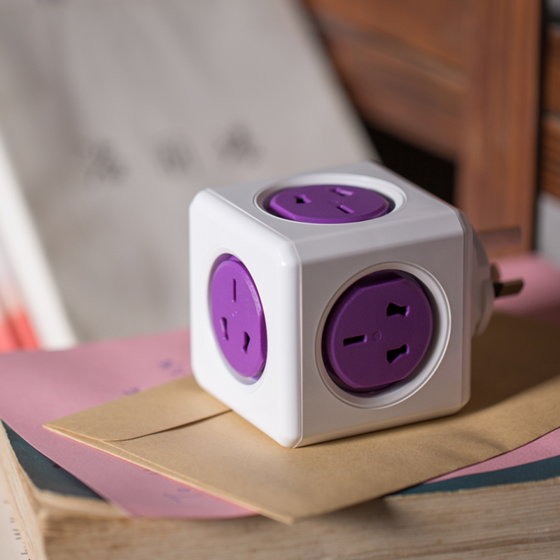 PowerCube阿乐乐可二代模方插座创意立体转换插座全球旅行版紫色在类目 电子/电工, 接线板/插头, 接线板中 - 来自Buy2taobao.com提供专业的淘宝代购服务