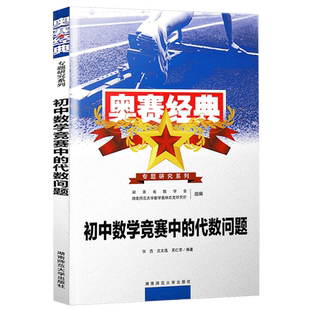 奥赛经典初中数学中的代数几何组合数论问题竞赛中的秘密名师讲堂奥林匹克题型与技巧专题训练七八九年级初一二三考前辅导拔尖特训