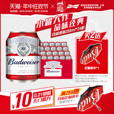 Budweiser/百威啤酒罐装