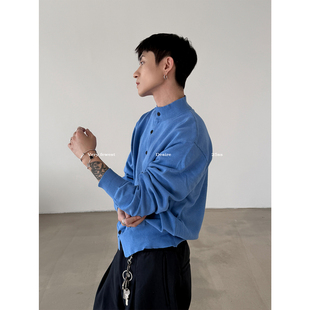 男女款 cleanfit基础纯色老钱立领毛衣针织衫 FEWEST VERY