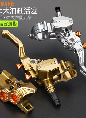 青蛙刹车Fpro油刹山地速降轻蜂电动自行车改装fV4四活塞6油压碟刹