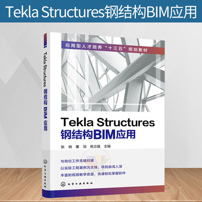 Tekla Structures钢结构BIM应用 Tekla Structures软件教程书籍 装配式钢结构设计制图 建筑钢结构建模模型搭建指南 建筑施工技术