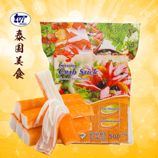 tvi泰国小吃半成品豆捞火锅食材关东煮即食海鲜手撕蟹柳蟹腿肉棒