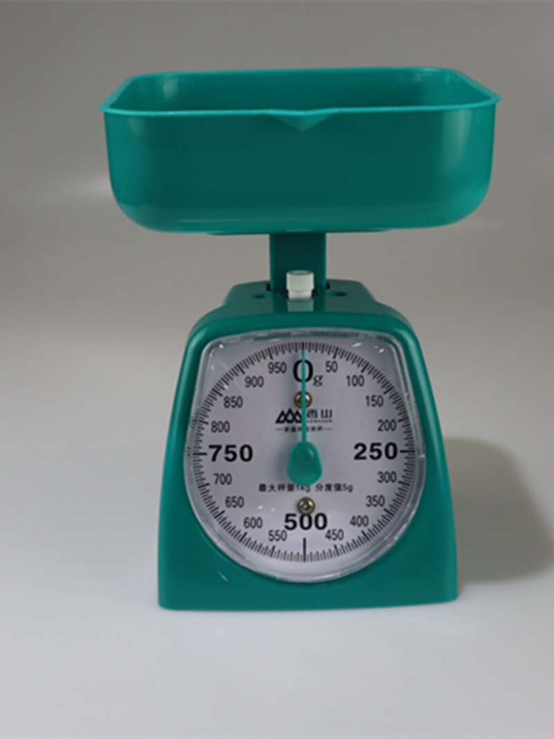 XIANGSHAN 상업 야채 시장 사각형 접시 주방 기계 스프링 규모 구운 식품 트레이 측정 규모 2KG 1KG