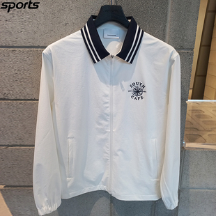 韩国代购southcape高尔夫26年春翻领商务运动户外防风长袖外套男