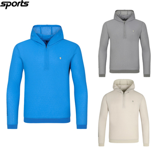 韩国代购amazingcre高尔夫球服26春男吸湿透气运动休闲连帽T恤