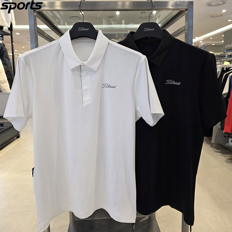 韩国代购titleist高尔夫26年春夏简约商务户外POLO衫短袖T恤男式