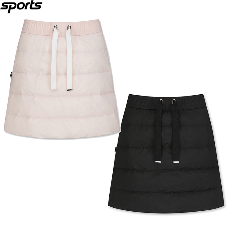 韩国代购CRAIG KARL高尔夫25冬加厚松紧腰鹅绒抗寒户外羽绒短裙女