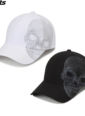 韩国代购amazingcre高尔夫配饰26春夏男女骷髅图案防晒遮阳棒球帽