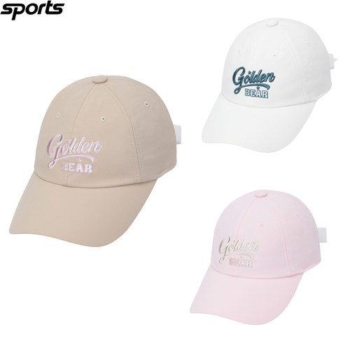韩国代购golden bear高尔夫配饰26春夏女可拆蝴蝶结防晒棒球帽