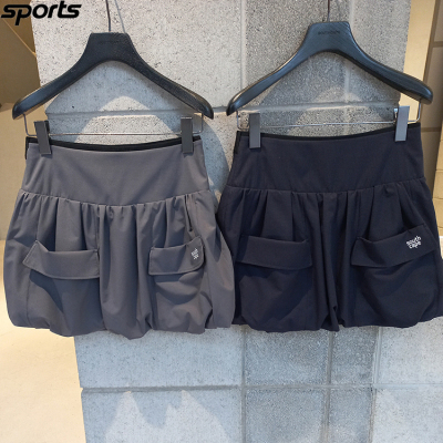 韩国代购southcape高尔夫26春夏凉感防水大口袋泡泡裙运动短裙女