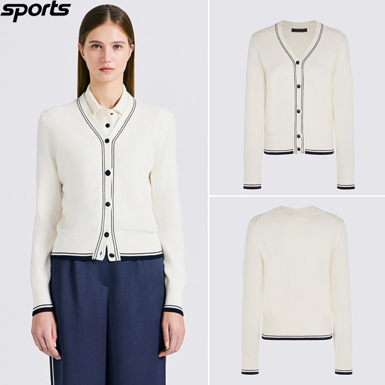 韩国代购GFORE高尔夫26年早春简约羊毛柔软运动户外针织衫开衫女,运动/瑜伽/健身/球迷用品,高尔夫上装,淘宝优惠券,粉丝福利购,淘宝优惠卷