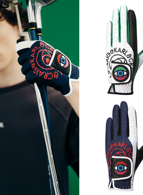 韩国代购CRAIG KARL高尔夫25年秋季撞色透气防滑户外单手男女手套