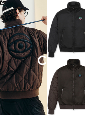 韩国代购CRAIG KARL高尔夫25秋冬防风抗寒绗缝夹棉运动外套男夹克