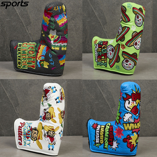 韩国代购SCOTTY CAMERON高尔夫25年限量新款ins涂鸦T型推杆球杆套