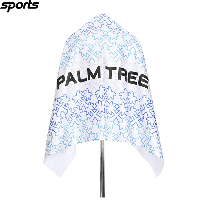 韩国代购PALM TREE GOLF高尔夫配饰ins潮款棕榈树印花吸汗毛巾