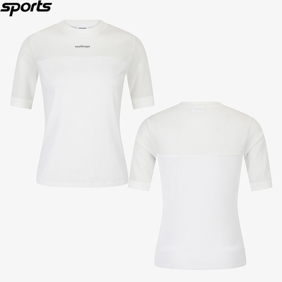 韩国代购southcape高尔夫26年春夏网面速干凉感修身运动短袖T恤女