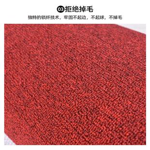 厨房专用地垫吸水吸油防滑灰色耐脏地毯家用中式入户门口红色脚垫