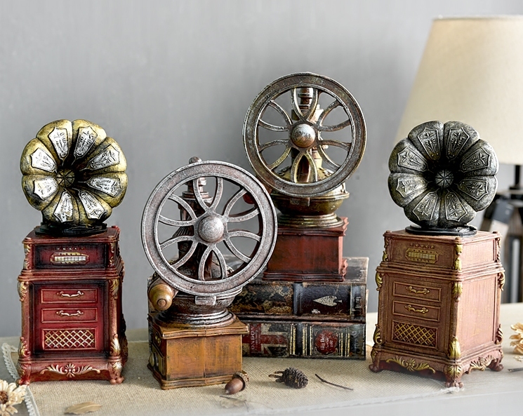 老式咖啡机店铺酒吧装饰陈列摆件