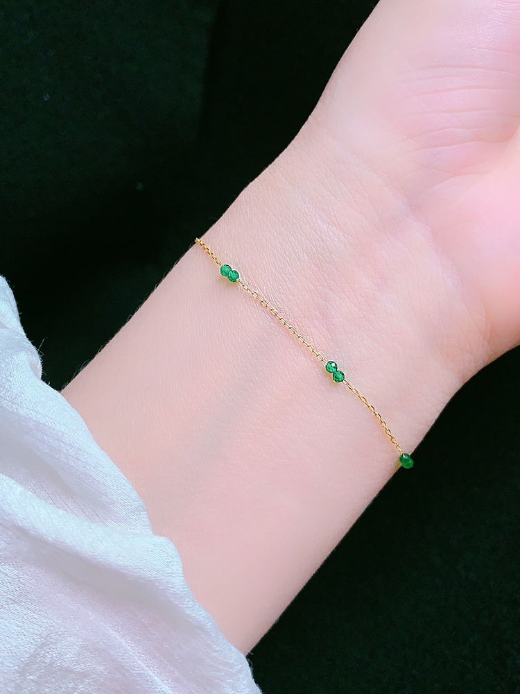 送礼生辰石手链复古国风原创设计