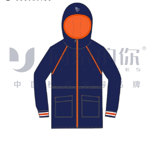 冲锋衣学生校服套装 现货 绒运动装 冬季 盐城市初级中学