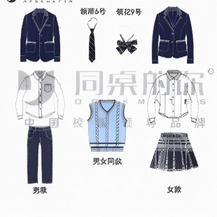 无锡市新洲小学 校服班服套装 礼服春秋正装 现货 西装 衬杉领带结