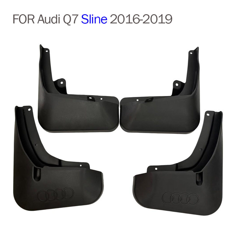 适用于奥迪Audi Q7 SLINE运动版挡泥板轮胎挡泥皮挡泥胶配件16-19