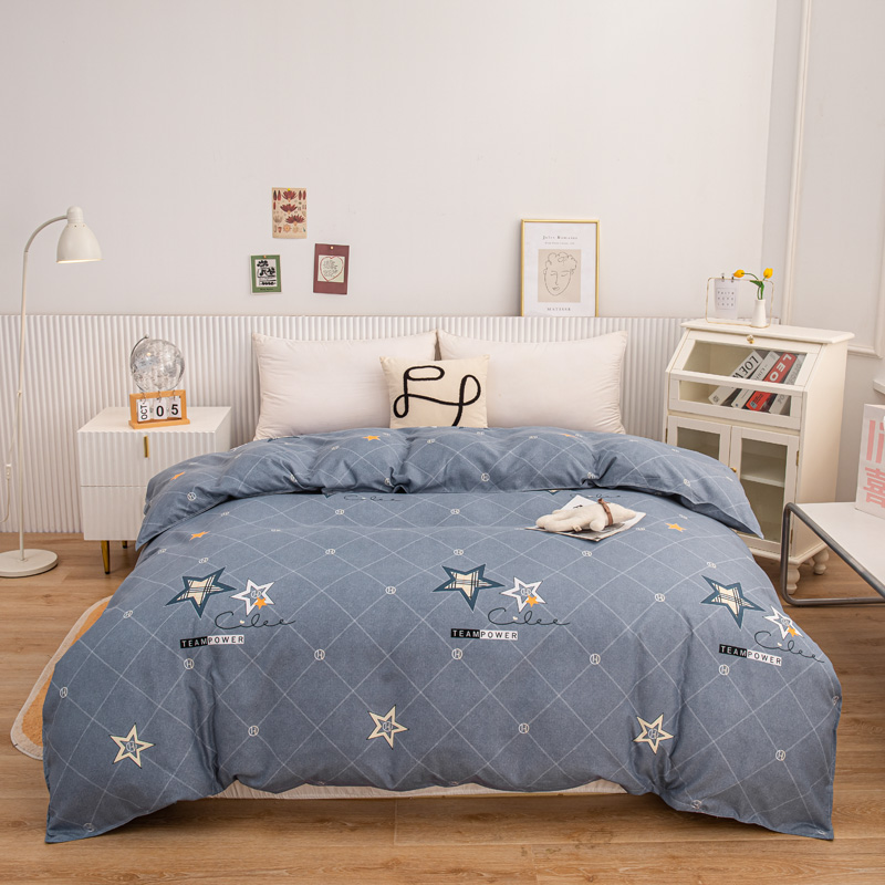 简约被套单件磨毛三件套单被套