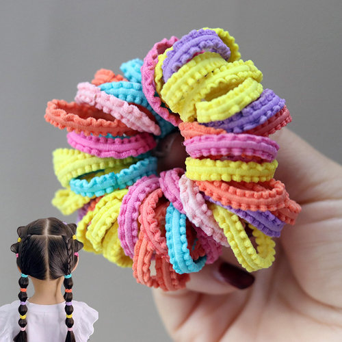 公主女童不伤发发绳弹力好