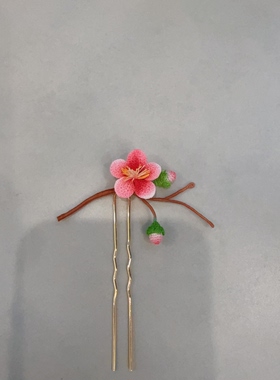成品手工钩织梅花发卡发箍发圈发饰发夹发卡发簪发圈发饰发夹