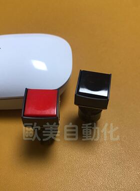 议价自复正方形按钮 XB6EAC 黑红按钮  灯