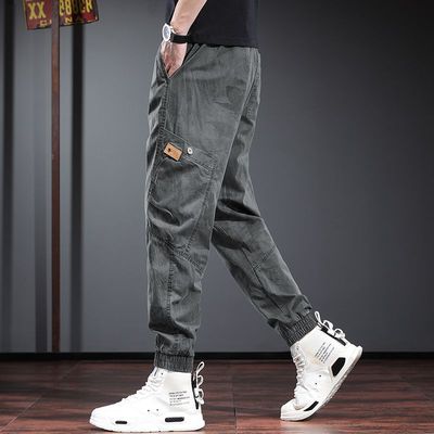 裤子男夏季薄款士休闲冲锋