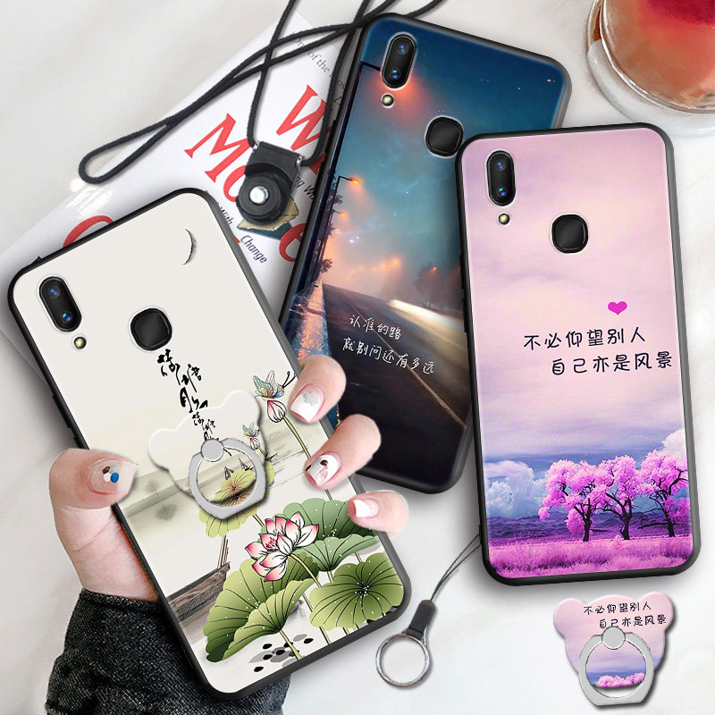送全屏钢化膜VIVO Z3i手机壳vivoz3i防摔v0iv v11i创意v11l保护套viv0z3l全包viviz31卡通v1813a女款Z3I外壳