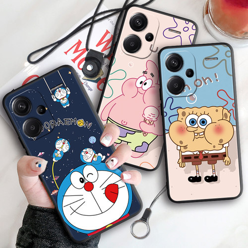 适用红米note13pro+手机壳HongmiN0te13pro+保护外套RdemiNote13pro+时尚Miuinote13pr0+卡通Hm Notel3pro+潮